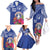 Hafa Adai Northern Mariana Islands Family Matching Off The Shoulder Long Sleeve Dress and Hawaiian Shirt Polynesian Tribal Pattern