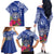 Hafa Adai Northern Mariana Islands Family Matching Off The Shoulder Long Sleeve Dress and Hawaiian Shirt Polynesian Tribal Pattern