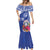 Hafa Adai Northern Mariana Islands Mermaid Dress Polynesian Tribal Pattern