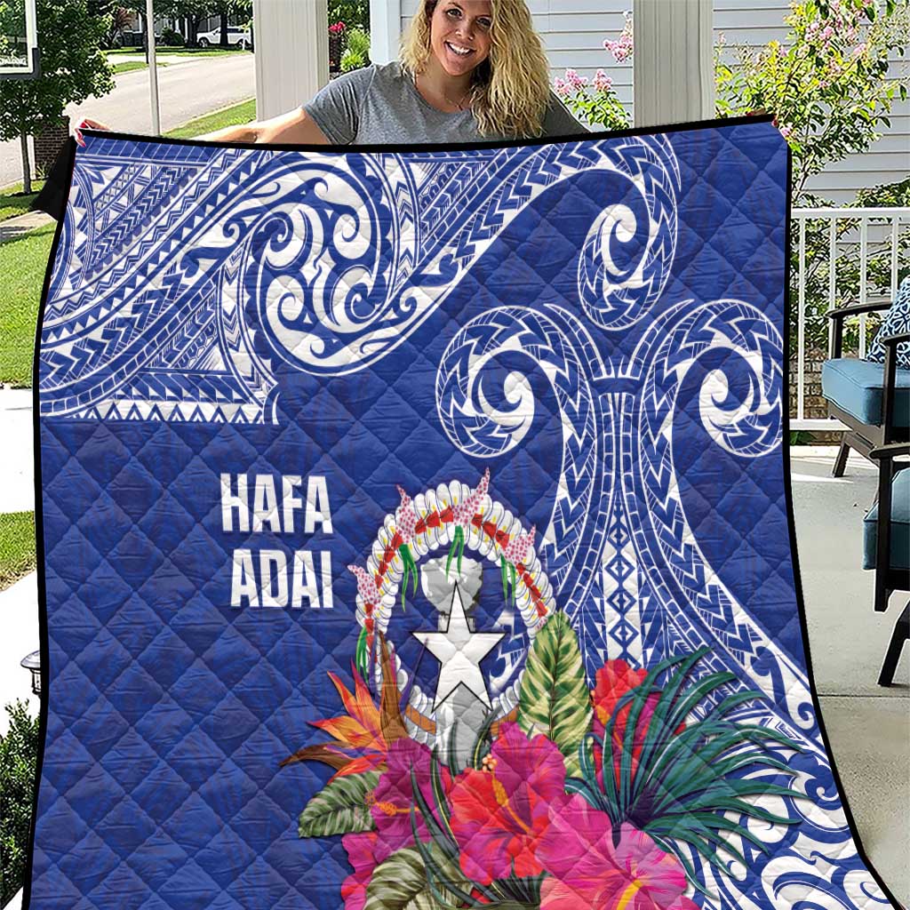 Hafa Adai Northern Mariana Islands Quilt Polynesian Tribal Pattern LT05