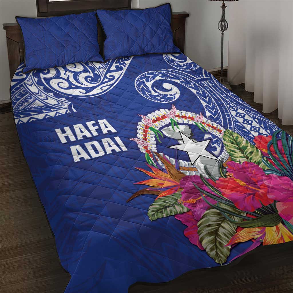 Hafa Adai Northern Mariana Islands Quilt Bed Set Polynesian Tribal Pattern LT05