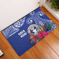 Hafa Adai Northern Mariana Islands Rubber Doormat Polynesian Tribal Pattern LT05 - Polynesian Pride