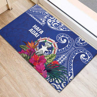Hafa Adai Northern Mariana Islands Rubber Doormat Polynesian Tribal Pattern LT05 - Polynesian Pride