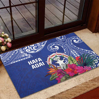 Hafa Adai Northern Mariana Islands Rubber Doormat Polynesian Tribal Pattern LT05 - Polynesian Pride