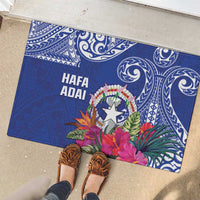 Hafa Adai Northern Mariana Islands Rubber Doormat Polynesian Tribal Pattern LT05 - Polynesian Pride