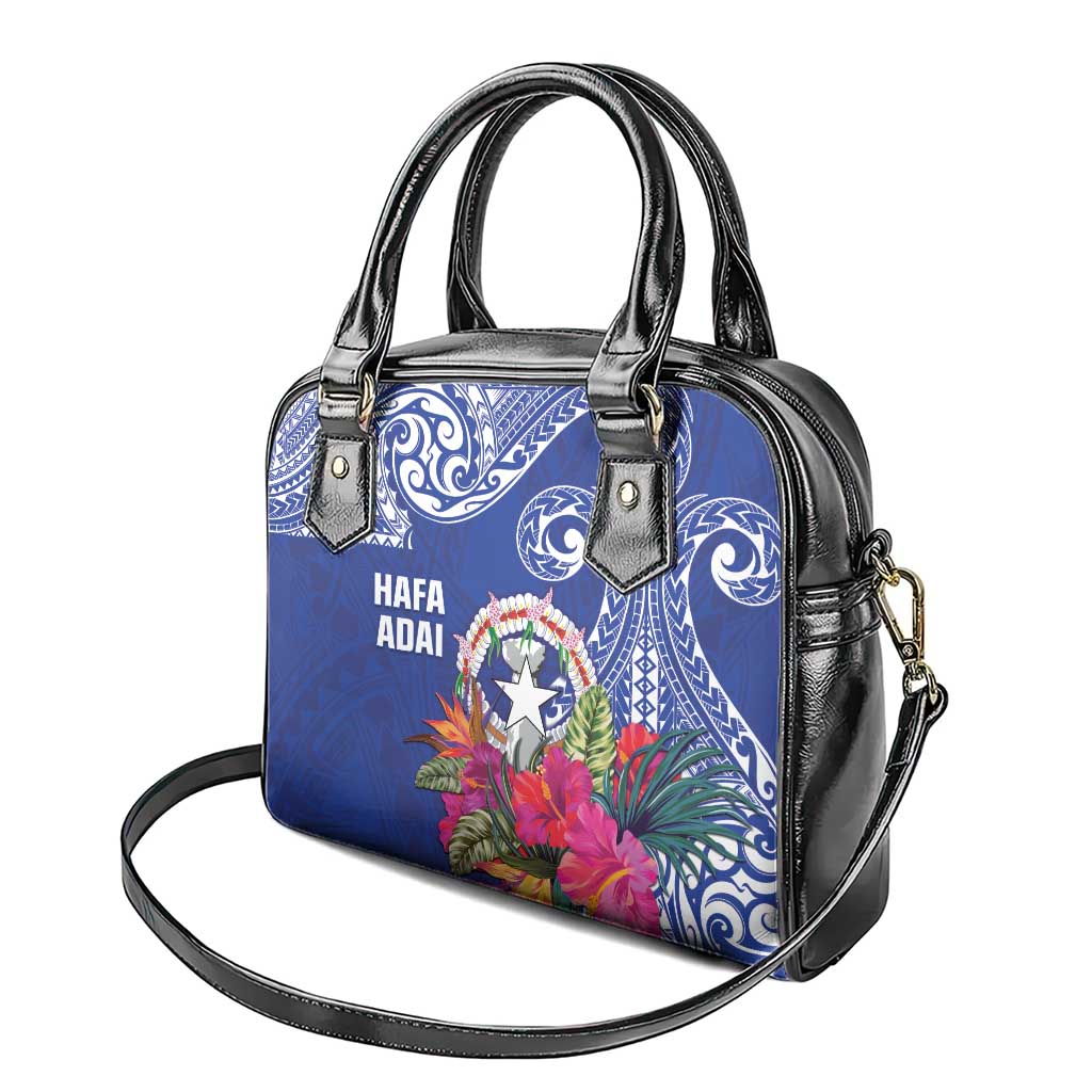 Hafa Adai Northern Mariana Islands Shoulder Handbag Polynesian Tribal Pattern LT05 - Polynesian Pride