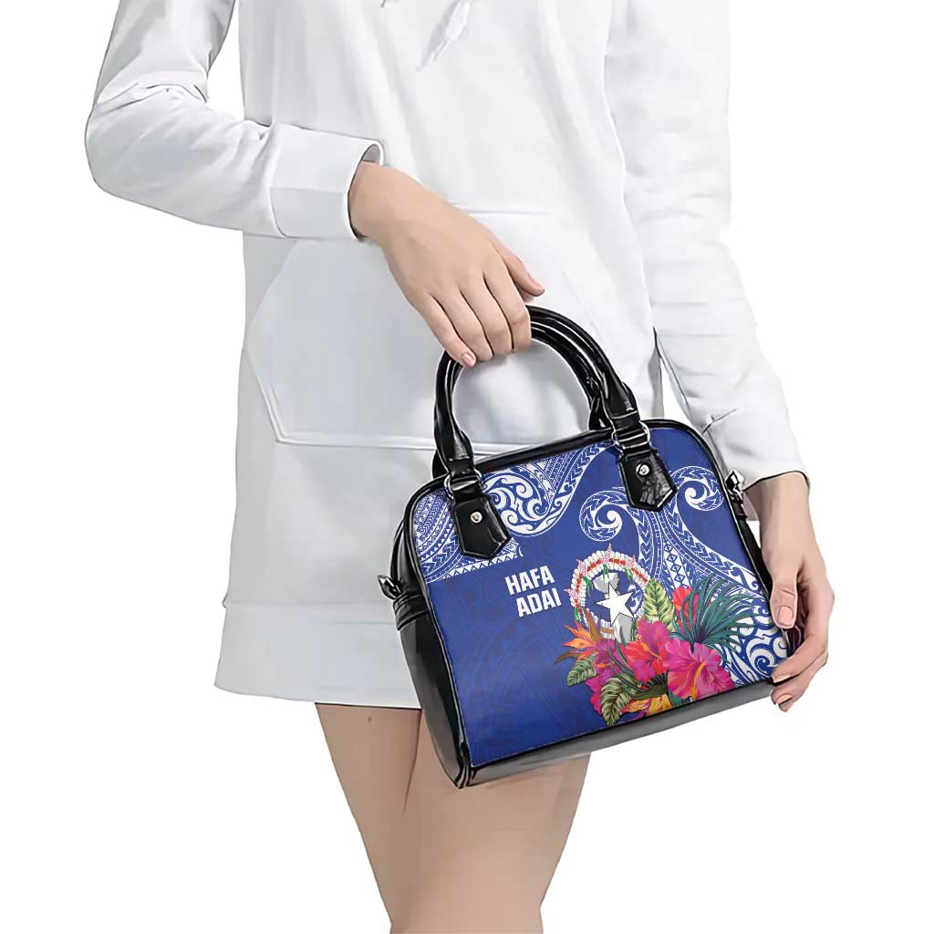 Hafa Adai Northern Mariana Islands Shoulder Handbag Polynesian Tribal Pattern LT05 - Polynesian Pride
