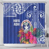Hafa Adai Northern Mariana Islands Shower Curtain Polynesian Tribal Pattern LT05 - Polynesian Pride
