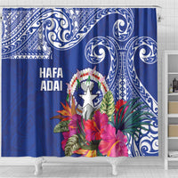 Hafa Adai Northern Mariana Islands Shower Curtain Polynesian Tribal Pattern LT05 - Polynesian Pride