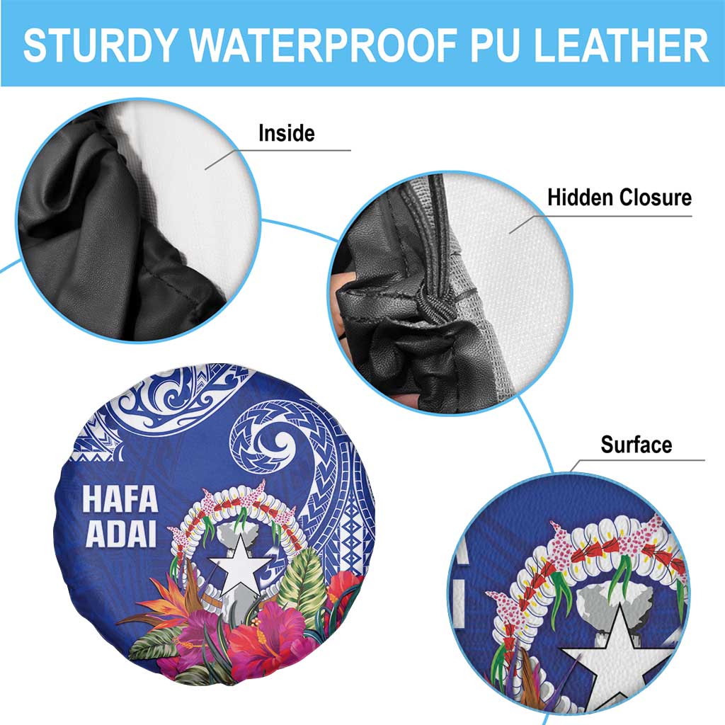 Hafa Adai Northern Mariana Islands Spare Tire Cover Polynesian Tribal Pattern LT05 - Polynesian Pride