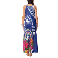 Hafa Adai Northern Mariana Islands Tank Maxi Dress Polynesian Tribal Pattern LT05 - Polynesian Pride
