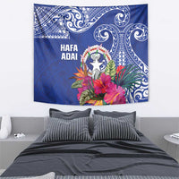 Hafa Adai Northern Mariana Islands Tapestry Polynesian Tribal Pattern LT05 - Polynesian Pride