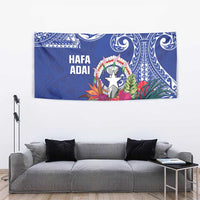 Hafa Adai Northern Mariana Islands Tapestry Polynesian Tribal Pattern LT05 - Polynesian Pride