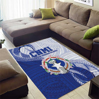 Northern Mariana Islands Area Rug CNMI Seal LT05 - Polynesian Pride