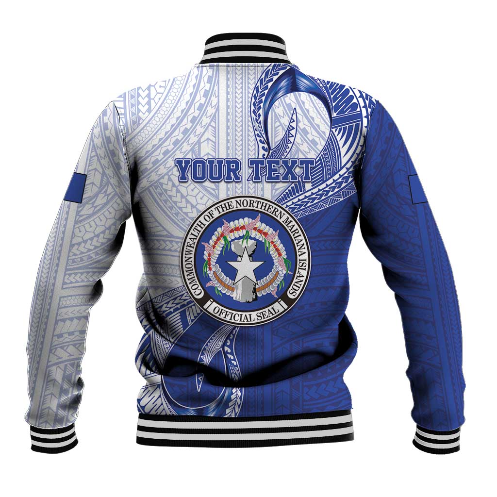 Personalized Northern Mariana Islands Baseball Jacket CNMI Seal LT05 - Polynesian Pride