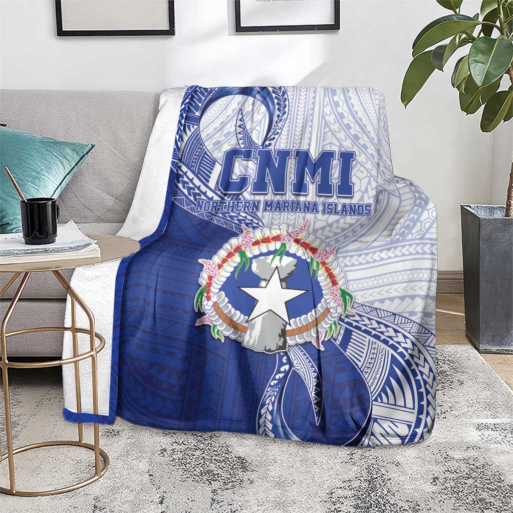 Northern Mariana Islands Blanket CNMI Seal LT05 - Polynesian Pride