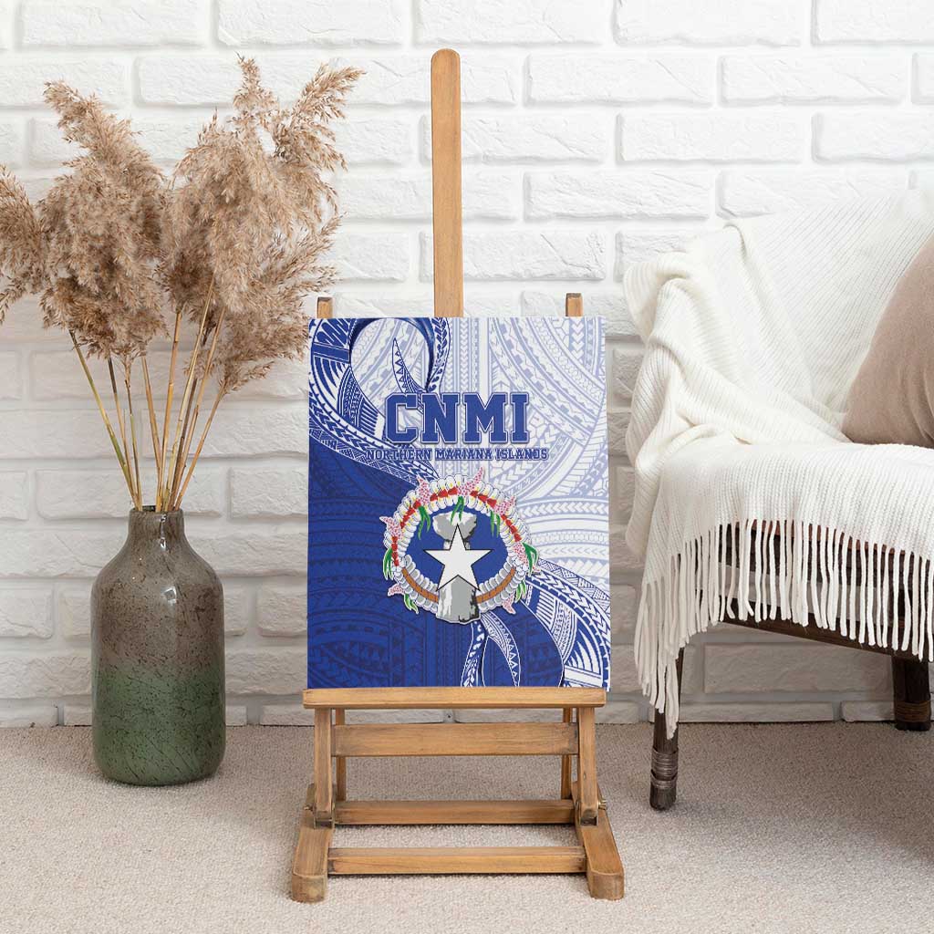 Northern Mariana Islands Canvas Wall Art CNMI Seal LT05 - Polynesian Pride