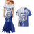 Personalized Northern Mariana Islands Couples Matching Mermaid Dress and Hawaiian Shirt CNMI Seal