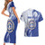 Personalized Northern Mariana Islands Couples Matching Short Sleeve Bodycon Dress and Hawaiian Shirt CNMI Seal