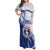 Personalized Northern Mariana Islands Family Matching Off Shoulder Maxi Dress and Hawaiian Shirt CNMI Seal