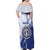 Personalized Northern Mariana Islands Family Matching Off Shoulder Maxi Dress and Hawaiian Shirt CNMI Seal