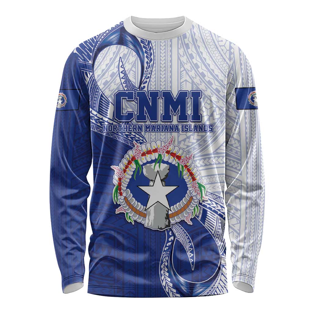 Personalized Northern Mariana Islands Long Sleeve Shirt CNMI Seal