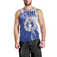 Personalized Northern Mariana Islands Men Tank Top CNMI Seal LT05 - Polynesian Pride