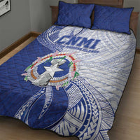 Northern Mariana Islands Quilt Bed Set CNMI Seal LT05 - Polynesian Pride