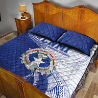 Northern Mariana Islands Quilt Bed Set CNMI Seal LT05 - Polynesian Pride