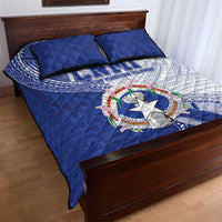 Northern Mariana Islands Quilt Bed Set CNMI Seal LT05 - Polynesian Pride