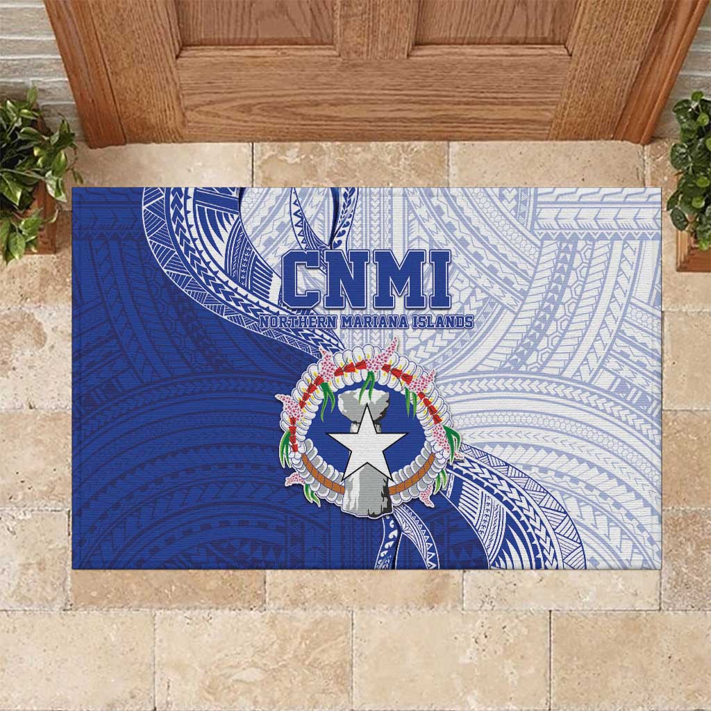 Northern Mariana Islands Rubber Doormat CNMI Seal LT05