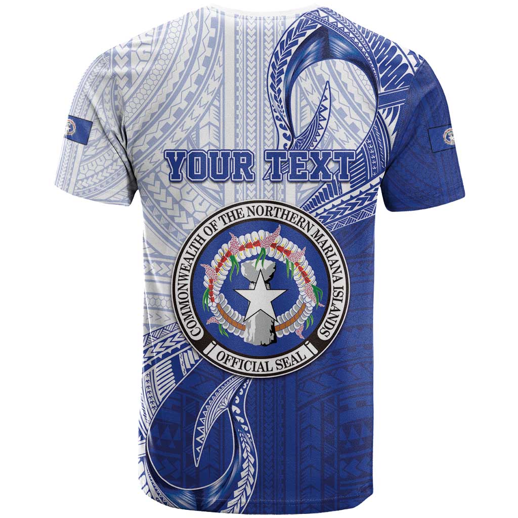 Personalized Northern Mariana Islands T-Shirt - CNMI Seal LT05 - Polynesian Pride