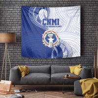 Northern Mariana Islands Tapestry CNMI Seal LT05 Blue - Polynesian Pride