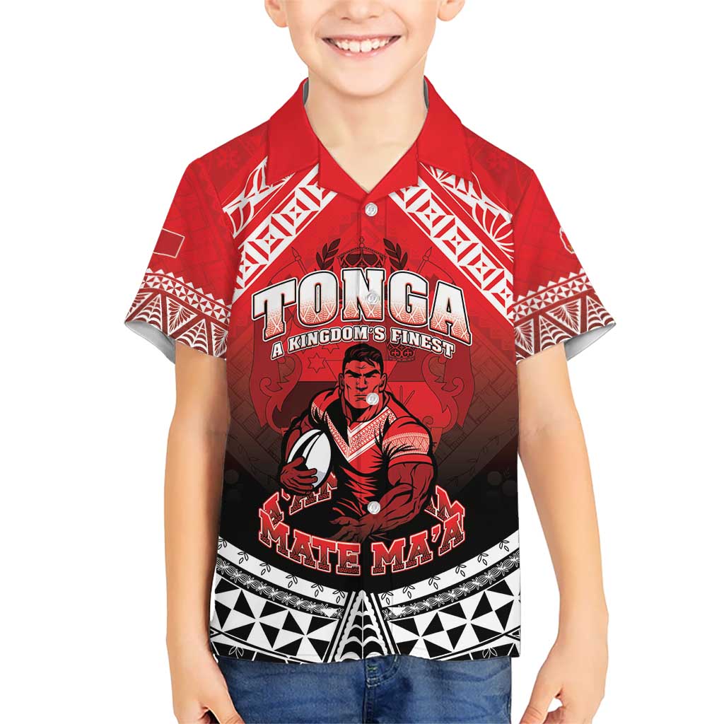 Custom Rugby Tonga MMT Hawaiian Shirt Mana O Tonga LT05 - Polynesian Pride
