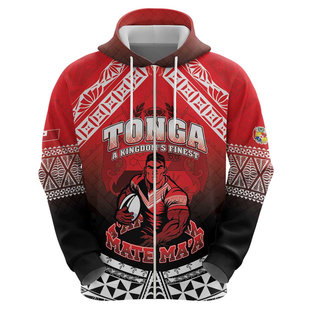 Custom Rugby Tonga MMT Hoodie Mana O Tonga LT05 - Polynesian Pride