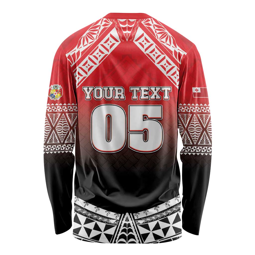 Custom Rugby Tonga MMT Long Sleeve Shirt Mana O Tonga LT05 - Polynesian Pride