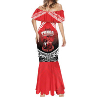 Custom Rugby Tonga MMT Mermaid Dress Mana O Tonga LT05 - Polynesian Pride
