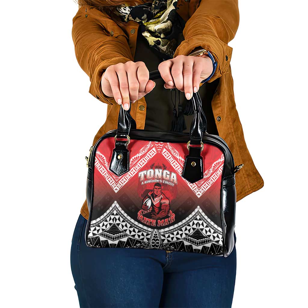 Rugby Tonga MMT Shoulder Handbag Mana O Tonga LT05 One Size Red - Polynesian Pride