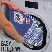 Rugby Samoa And Tonga Bathroom Set Toa Samoa With Mate Maa LT05 - Polynesian Pride