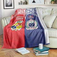 Rugby Samoa And Tonga Blanket Toa Samoa With Mate Maa LT05 Multicolor - Polynesian Pride