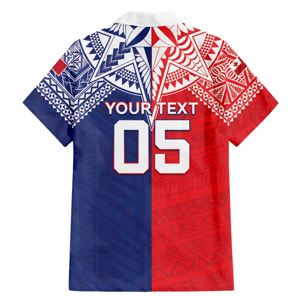 Custom Rugby Samoa And Tonga Hawaiian Shirt Toa Samoa With Mate Maa LT05 - Polynesian Pride