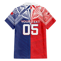 Custom Rugby Samoa And Tonga Hawaiian Shirt Toa Samoa With Mate Maa LT05 - Polynesian Pride