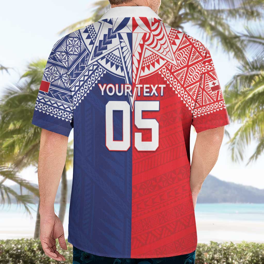 Custom Rugby Samoa And Tonga Hawaiian Shirt Toa Samoa With Mate Maa LT05 - Polynesian Pride