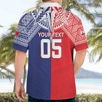 Custom Rugby Samoa And Tonga Hawaiian Shirt Toa Samoa With Mate Maa LT05 - Polynesian Pride