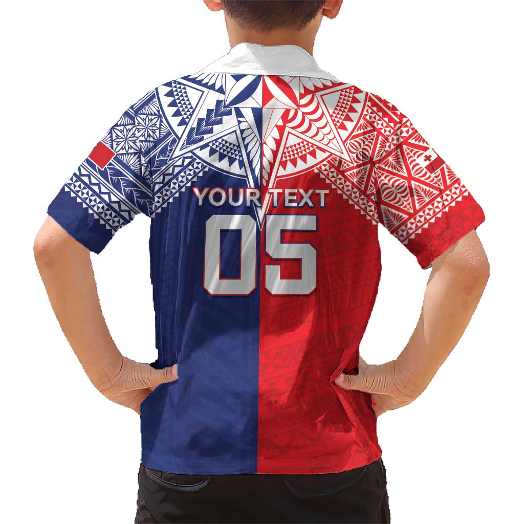 Custom Rugby Samoa And Tonga Hawaiian Shirt Toa Samoa With Mate Maa LT05 - Polynesian Pride