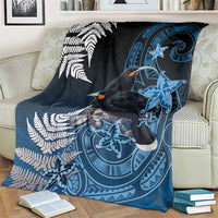 New Zealand Huia Bird Blanket Aotearoa Maori Pattern LT05 - Polynesian Pride