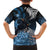 New Zealand Huia Bird Family Matching Off Shoulder Short Dress and Hawaiian Shirt Aotearoa Maori Pattern