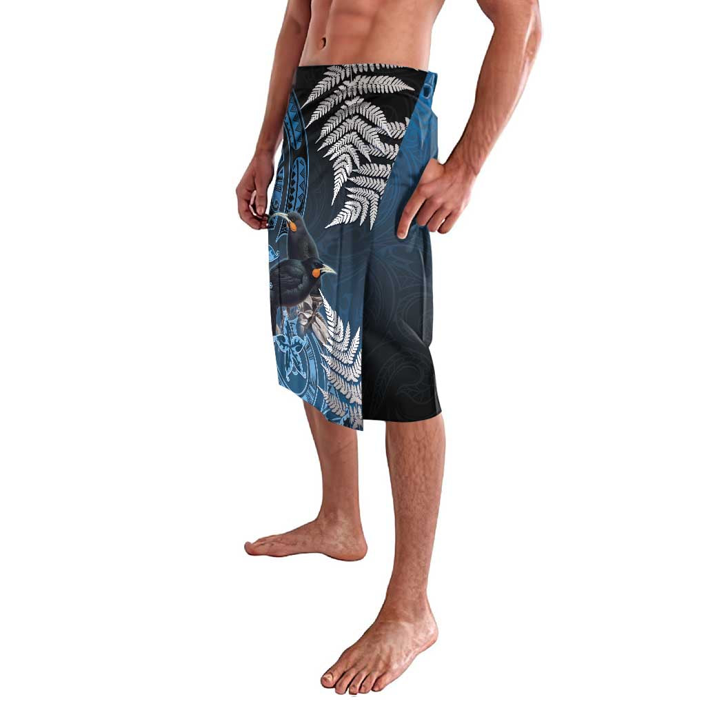 New Zealand Huia Bird Lavalava Aotearoa Maori Pattern LT05 - Polynesian Pride