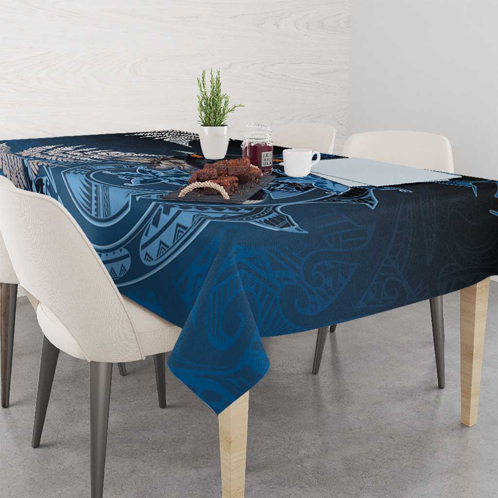 New Zealand Huia Bird Tablecloth Aotearoa Maori Pattern LT05 - Polynesian Pride