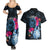 Tahiti Ia Orana Couples Matching Summer Maxi Dress and Hawaiian Shirt Polynesian Turtle With Coat Of Arms LT05 - Polynesian Pride